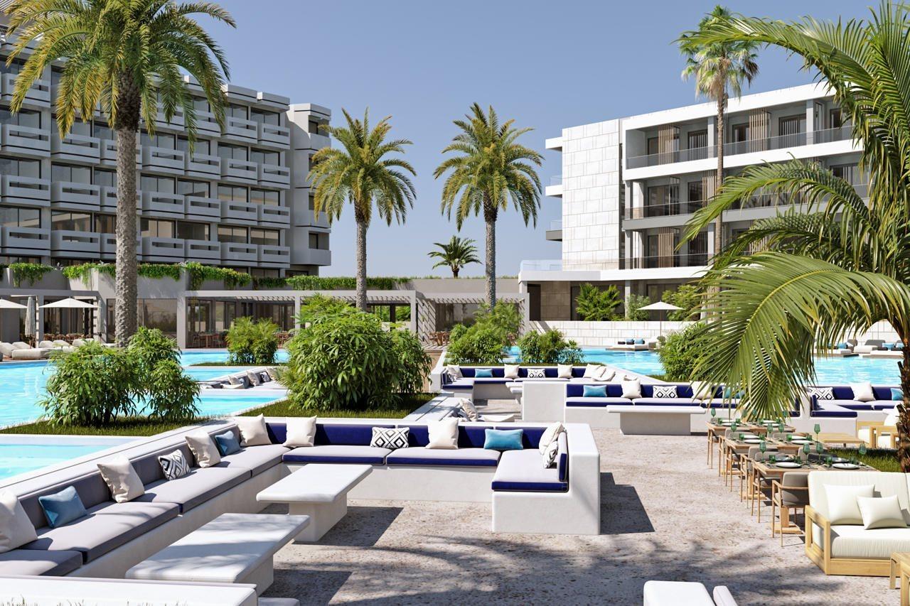 Electra Palace Rhodes Ialysos  Exterior photo The resort's pool area